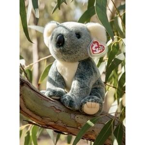 TY Beanie Buddy Eucalyptus Koala 11 in Gray G4 Plush 100% Tylon Error MWMT Mel